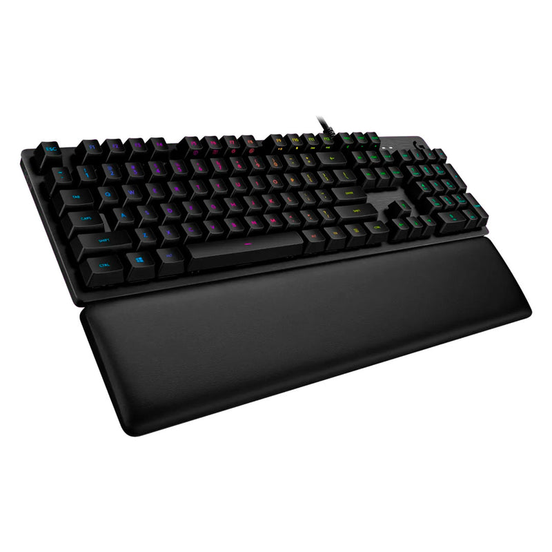 LOGITECH G513 CARBON Teclado mecánico gamer Switch marrón, RGB, Negro, 920-009322