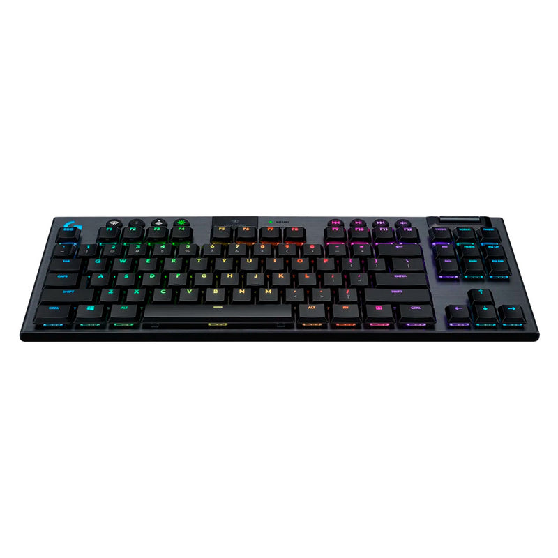 LOGITECH G915 TKL Teclado mecánico inalámbrico LIGHTSPEED, RGB LIGHTSYNC, Negro, 920-009495