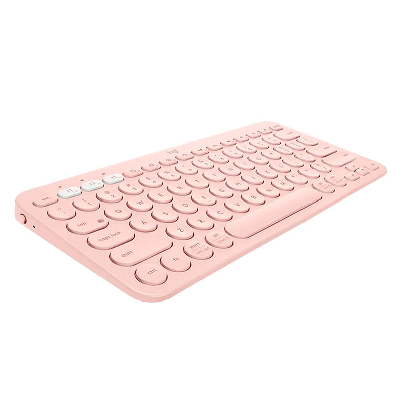 LOGITECH K380 Teclado inalámbrico Bluetooth multidispositivo, Rosa, 920-009594