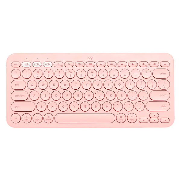 LOGITECH K380 Teclado inalámbrico Bluetooth multidispositivo, Rosa, 920-009594