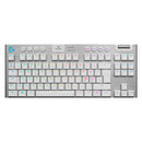 LOGITECH G915 TKL Teclado mecánico inalámbrico LIGHTSPEED, RGB LIGHTSYNC, Blanco, 920-009660