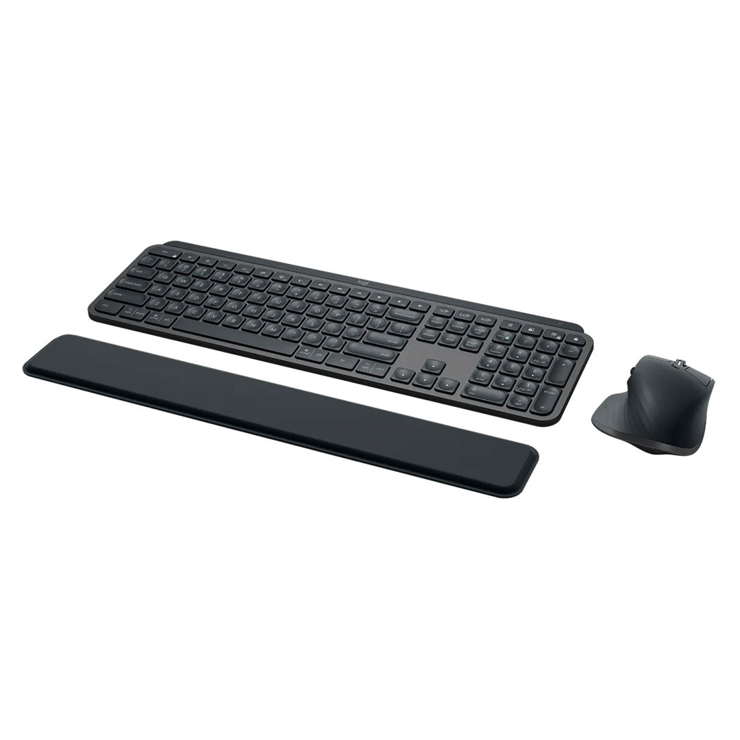 LOGITECH MX KEYS COMBO FOR BUSINESS Teclado + Mouse Inalámbrico Bluetooth, Grafito, 920-010224