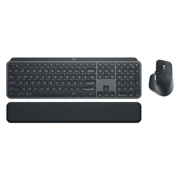 LOGITECH MX KEYS COMBO FOR BUSINESS Teclado + Mouse Inalámbrico Bluetooth, Grafito, 920-010224