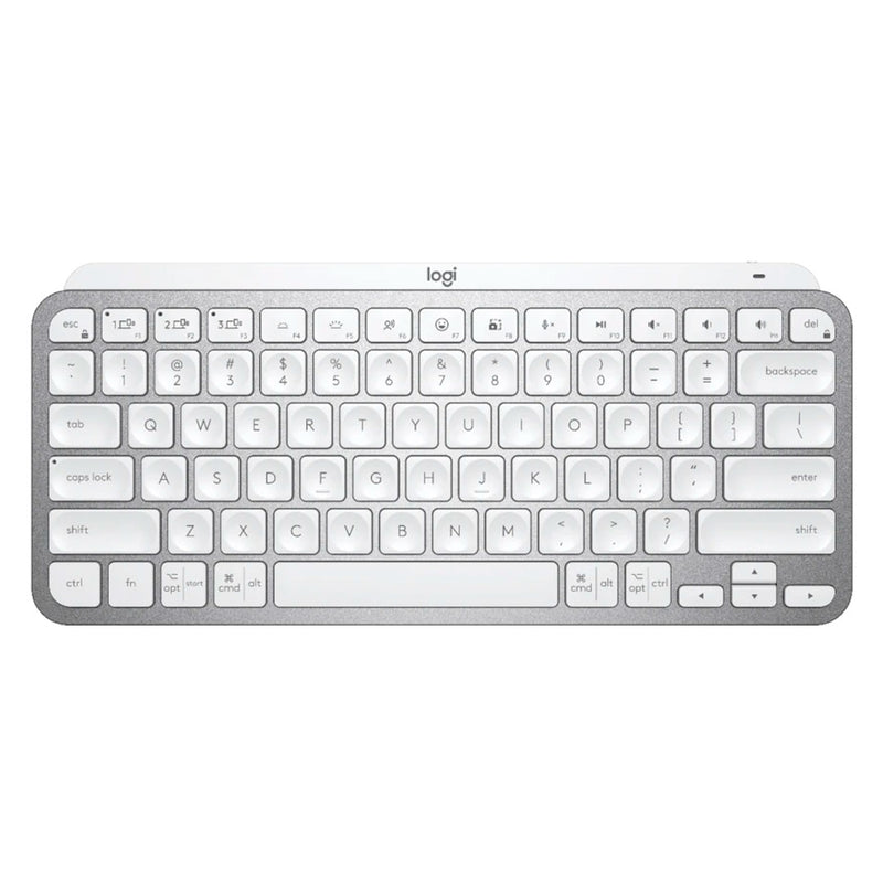 LOGITECH MX KEYS MINI Teclado inalámbrico iluminado minimalista, Blanco, 920-010477