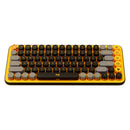 LOGITECH POP KEYS Teclado mecánico inalámbrico Switch Marrón, teclas de emojis personalizables, Amarillo y negro, 920-010713