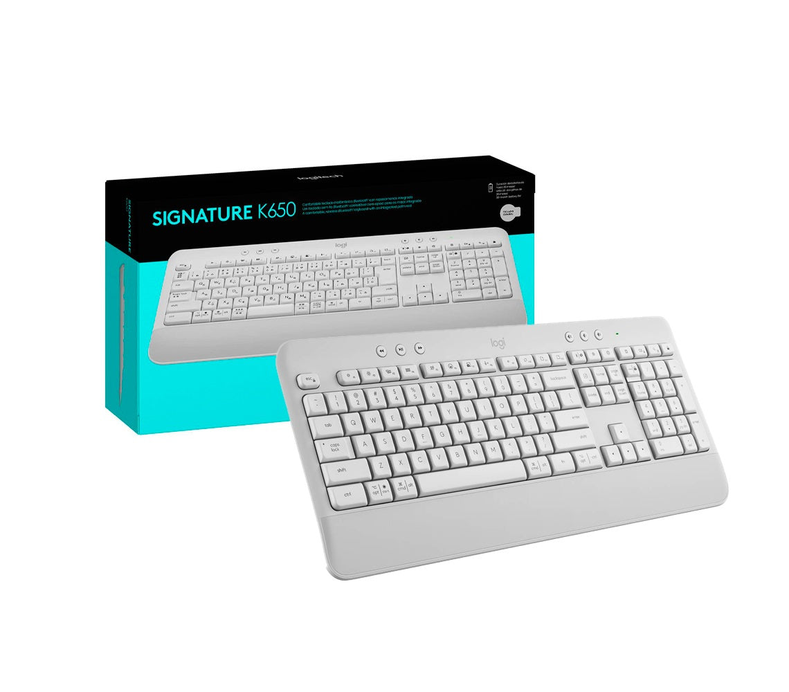 LOGITECH 920-010964 Teclado Inalámbrico Signature K650 Blanco
