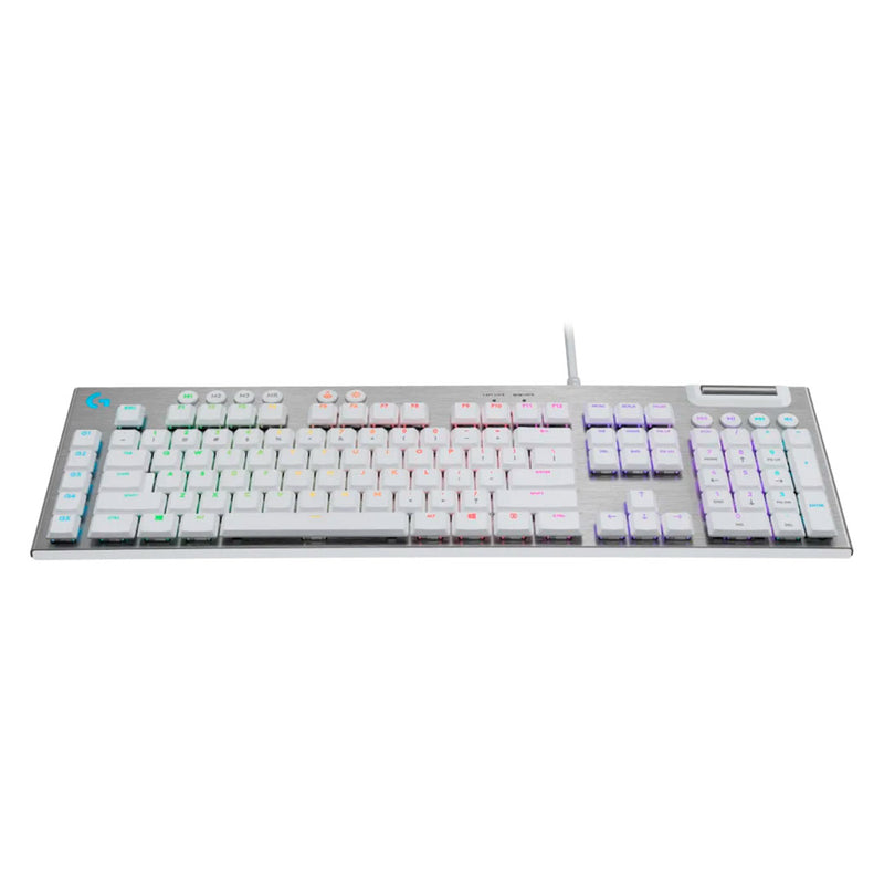 LOGITECH G915 Teclado mecánico inalámbrico RGB, Bluetooth, LIGHTSPEED, Blanco, 920-011354