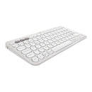 LOGITECH PEBBLE KEYS 2 K380S Bluetooth Keyboard with customizable keys, White, 920-011784