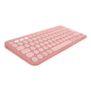 LOGITECH PEBBLE KEYS 2 K380S Teclado Bluetooth con teclas personalizables, Rosa, 920-011785