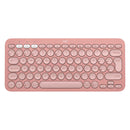 LOGITECH PEBBLE KEYS 2 K380S Teclado Bluetooth con teclas personalizables, Rosa, 920-011785