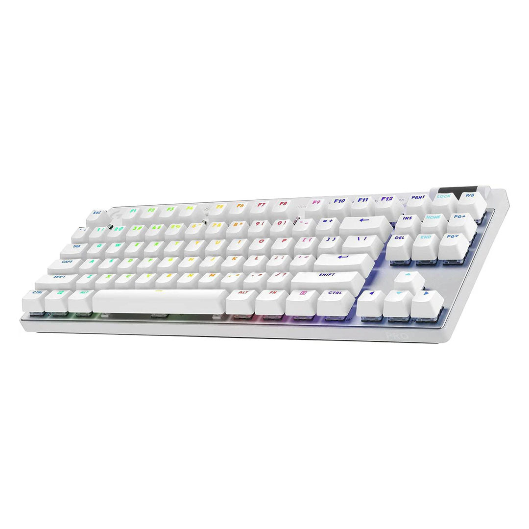 LOGITECH G PRO X TKL Teclado inalámbrico para Gaming, Blanco, 920-012143