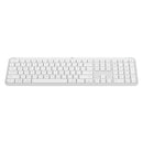 LOGITECH SIGNATURE SLIM K950 Teclado inalámbrico Bluetooth multidispositivo, Blanco, 920-012593