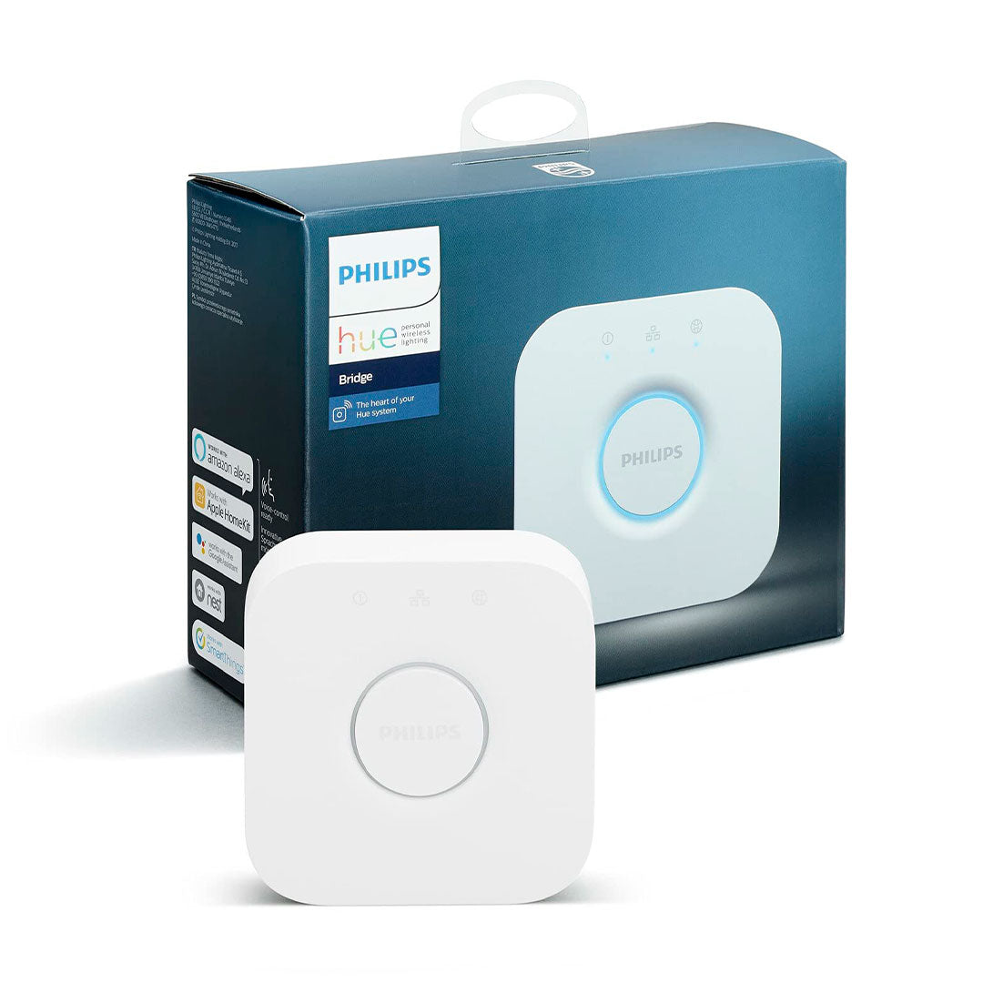 PHILIPS HUE 929001180642 Controlador para conexión con dispositivos Smart Hue. Hasta 50 dispositivos. Compatible con Alexa, Google Assistant, Apple Home