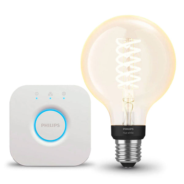 PHILIPS HUE Kit Foco Globo G93 Filamento + Bridge Smart