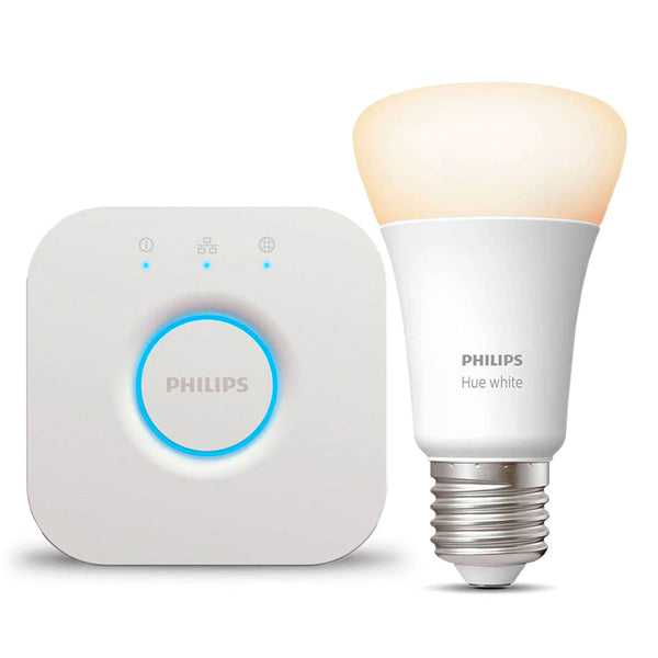 PHILIPS HUE Kit Foco A60 E27 + Bridge Inteligente