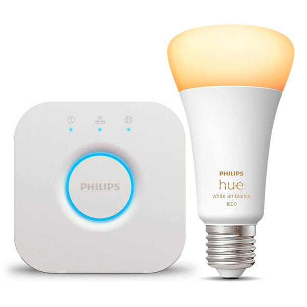 PHILIPS HUE Kit Foco A67 E27 + Bridge Inteligente