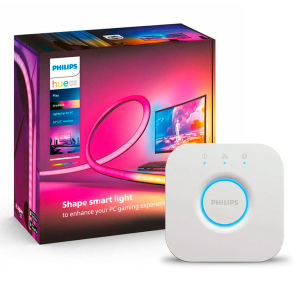 PHILIPS HUE Kit Play Gradient Tira LED 24-27" + Bridge Smart