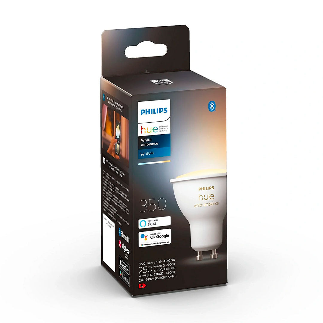 PHILIPS HUE Kit Foco GU10 LF/LC + Bridge Inteligente