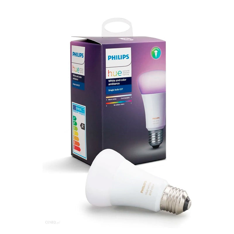 PHILIPS HUE 929002216801 Bombilla LED 9w E27 230V blanco y color. Generación 5