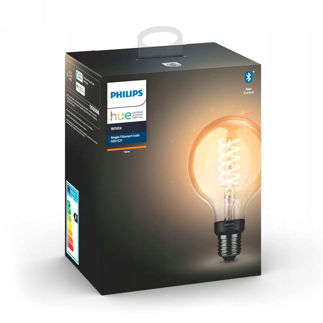 PHILIPS HUE Kit Foco Globo G93 Filamento + Interruptor + Bridge Smart