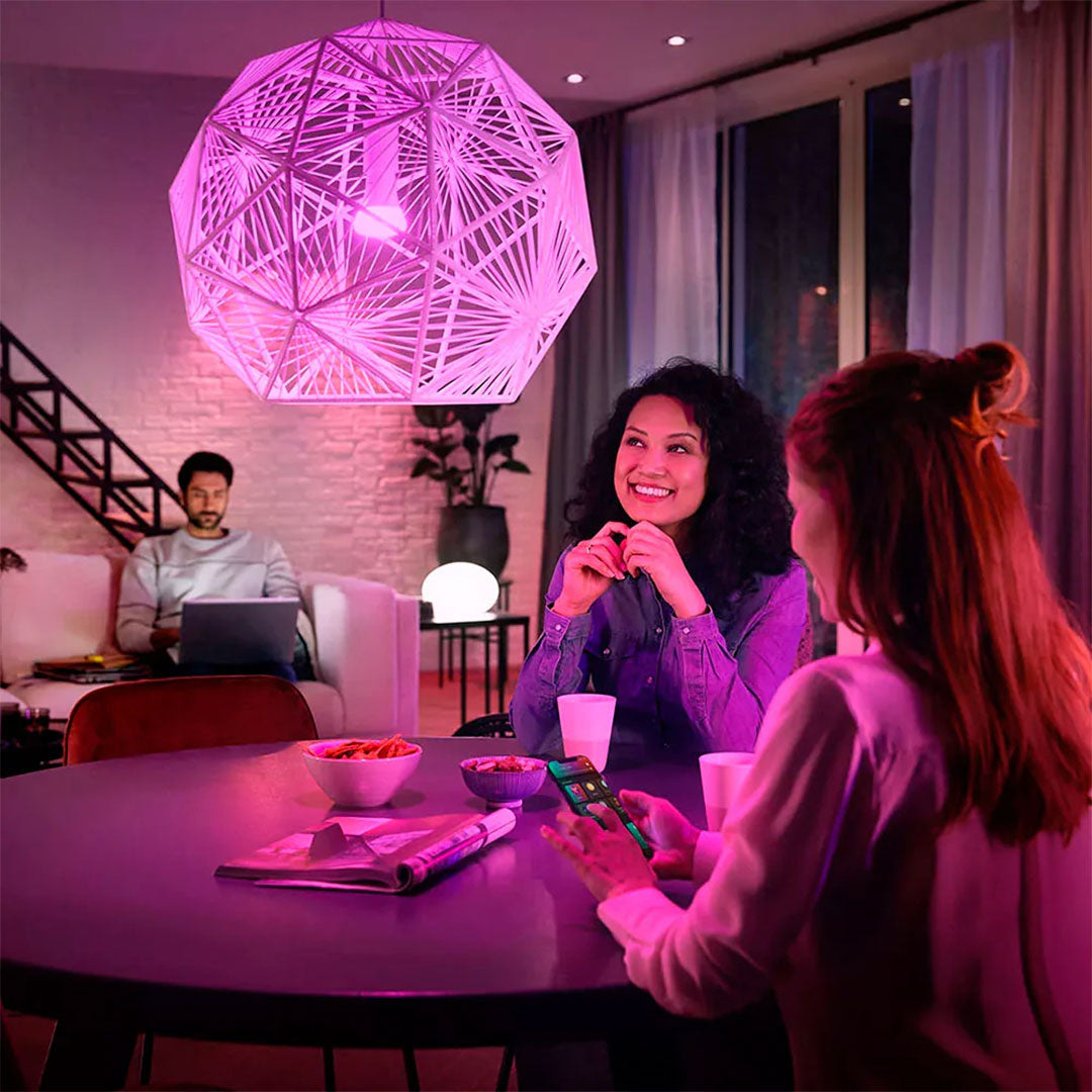 PHILIPS HUE Kit 3 Focos Bombilla Smart RGB A60 E27 9W Inc Controlador Bridge 929002261501