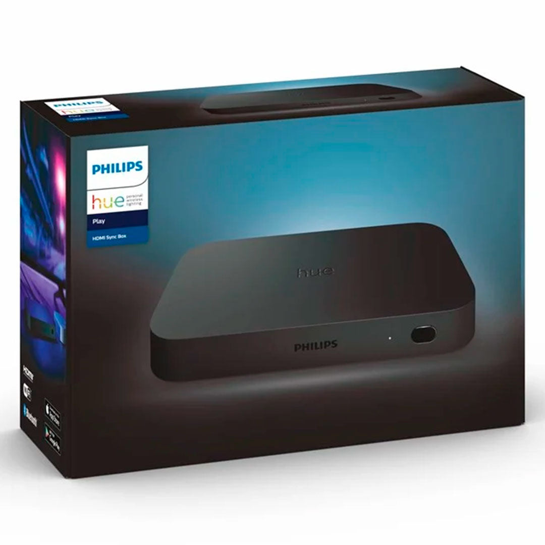 PHILIPS HUE Kit Play HDMI Sync Box + Play Gradient Tira de Luz LED para TV 55" + Bridge Smart