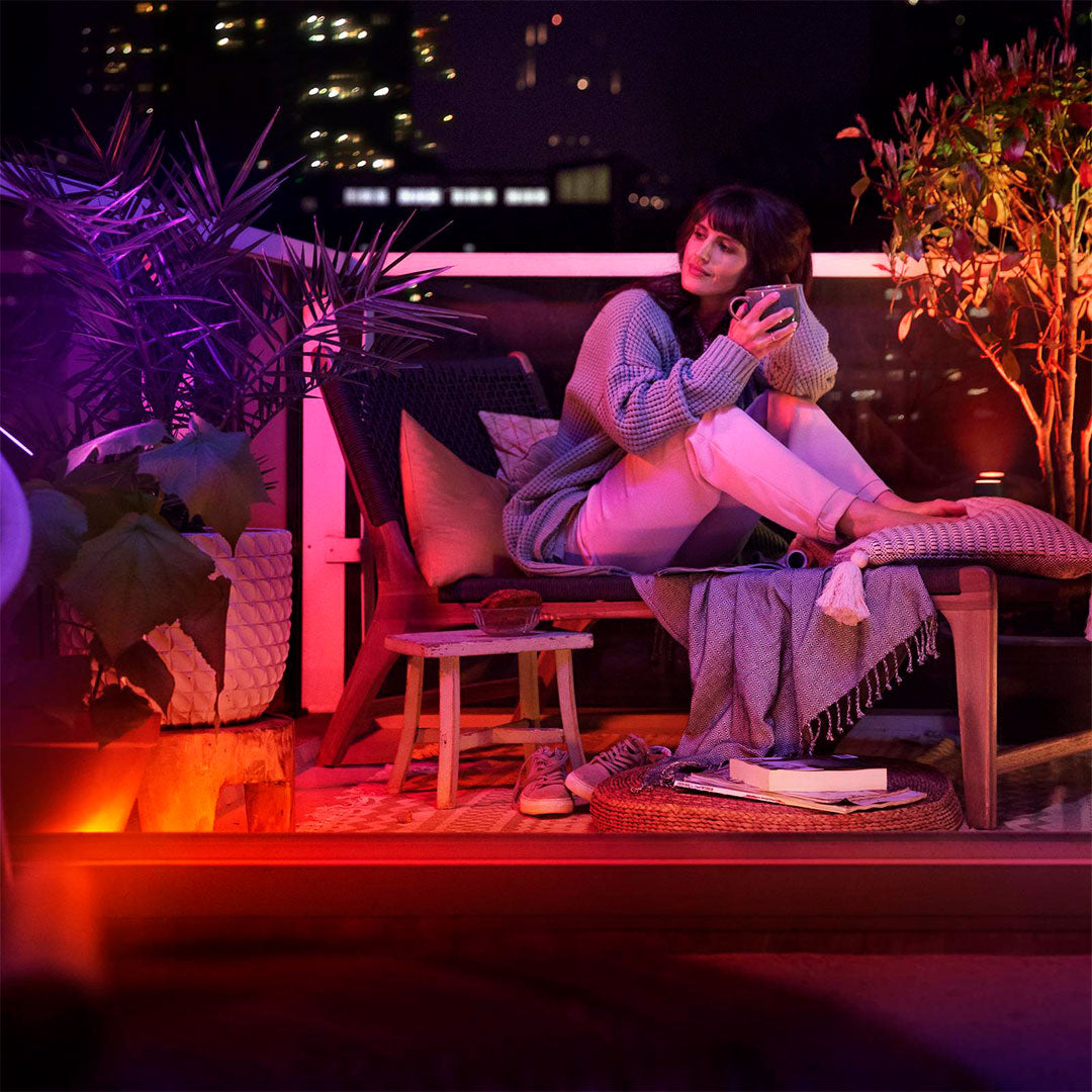 PHILIPS HUE 929002289002 Tira de luz para exteriores 2mts Multicolor 19w, 850 lúmenes