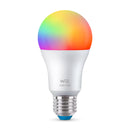 WIZ Pack de 2 lâmpadas LED inteligentes Wifi 8W, 806 lúmens, A60 E27, RGB, 929002383631