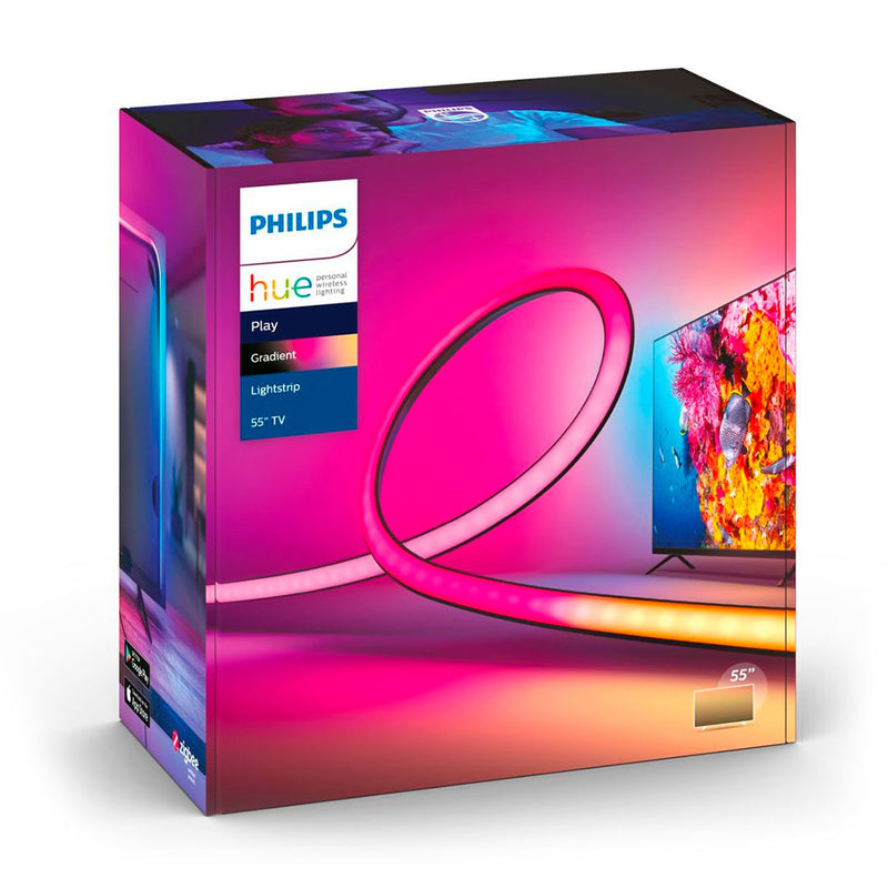 PHILIPS HUE Kit Play Gradient Tira Luz 65" + Bridge Smart