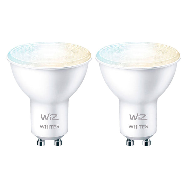 WIZ PACK-2 Foco Dicroica WIFI inteligente blanco, GU10, 4.9w, 400 lúmenes, Alexa, Siri 929002448312