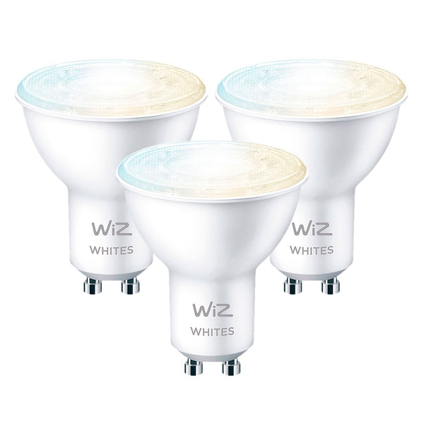 WIZ PACK-3 Foco Dicroica WIFI inteligente blanco, GU10, 4.9w, 400 lúmenes, GU10, Alexa, Siri 929002448312