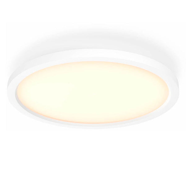 PHILIPS HUE 929003099301 Lámpara Redondo LED inteligente Aurelle Luz Blanca de Cálida a Fría, Bluetooth