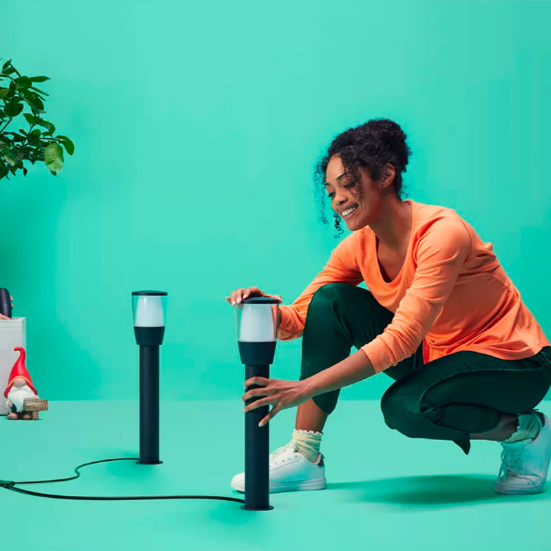 WIZ ELPAS Lámpara para pedestal WIFI inteligente RGB, 4,8w, 400 Lúmen, luminaria para exterior 929003264701