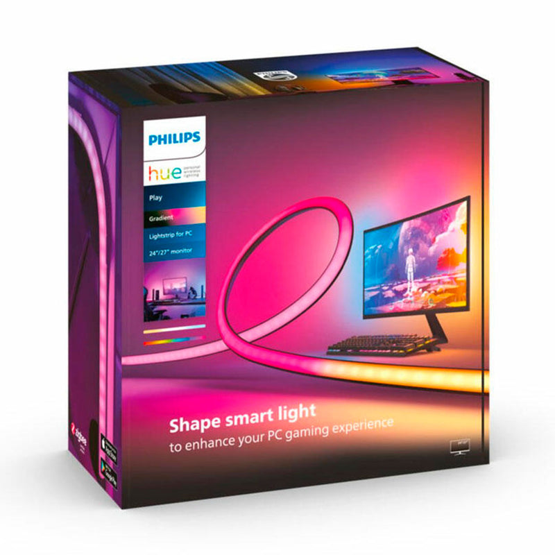 PHILIPS HUE Kit Play Gradient Tira LED 24-27" + Bridge Smart