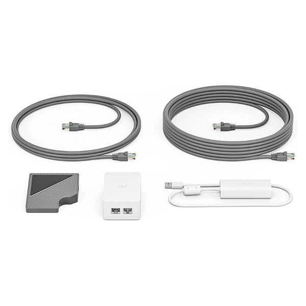 LOGITECH KIT CAT5E Cable Ethernet para datos y alimentación para Logitech Tap, 952-000019