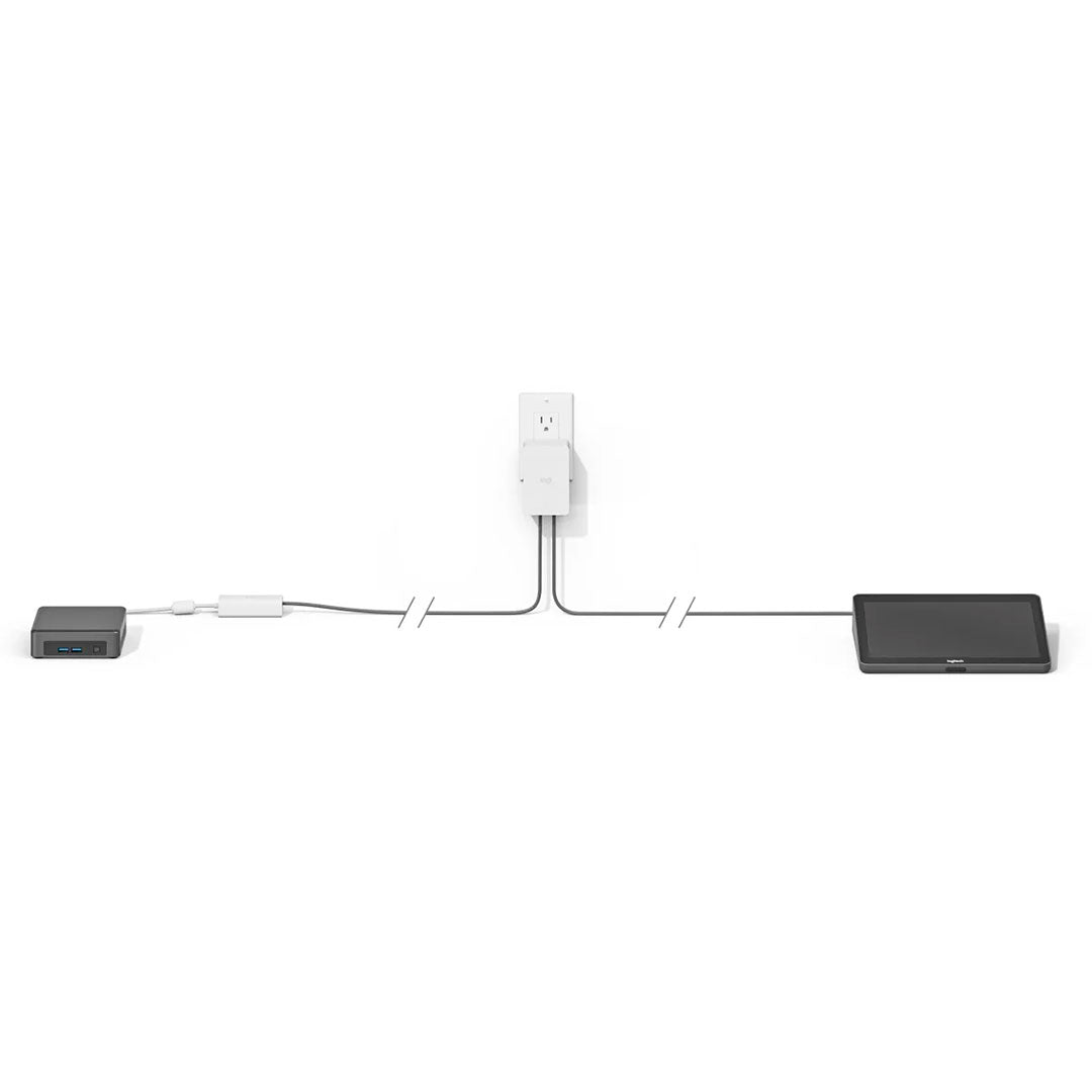 LOGITECH KIT CAT5E Cable Ethernet para datos y alimentación para Logitech Tap, 952-000019