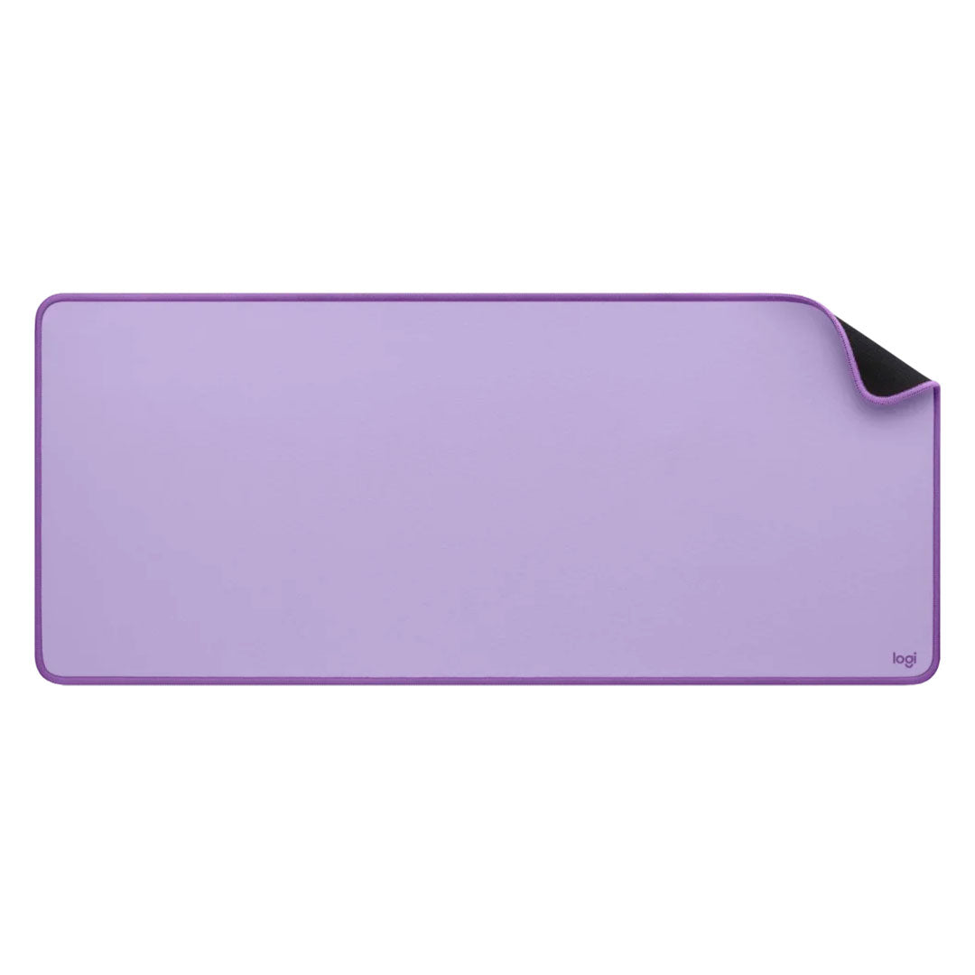 LOGITECH DESK MAT STUDIO Pad mouse largo 30x70cm, resistente a salpicaduras, Violeta, 956-000036