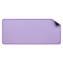 LOGITECH DESK MAT STUDIO Pad mouse largo 30x70cm, resistente a salpicaduras, Violeta, 956-000036