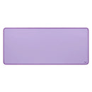 LOGITECH DESK MAT STUDIO Pad mouse largo 30x70cm, resistente a salpicaduras, Violeta, 956-000036