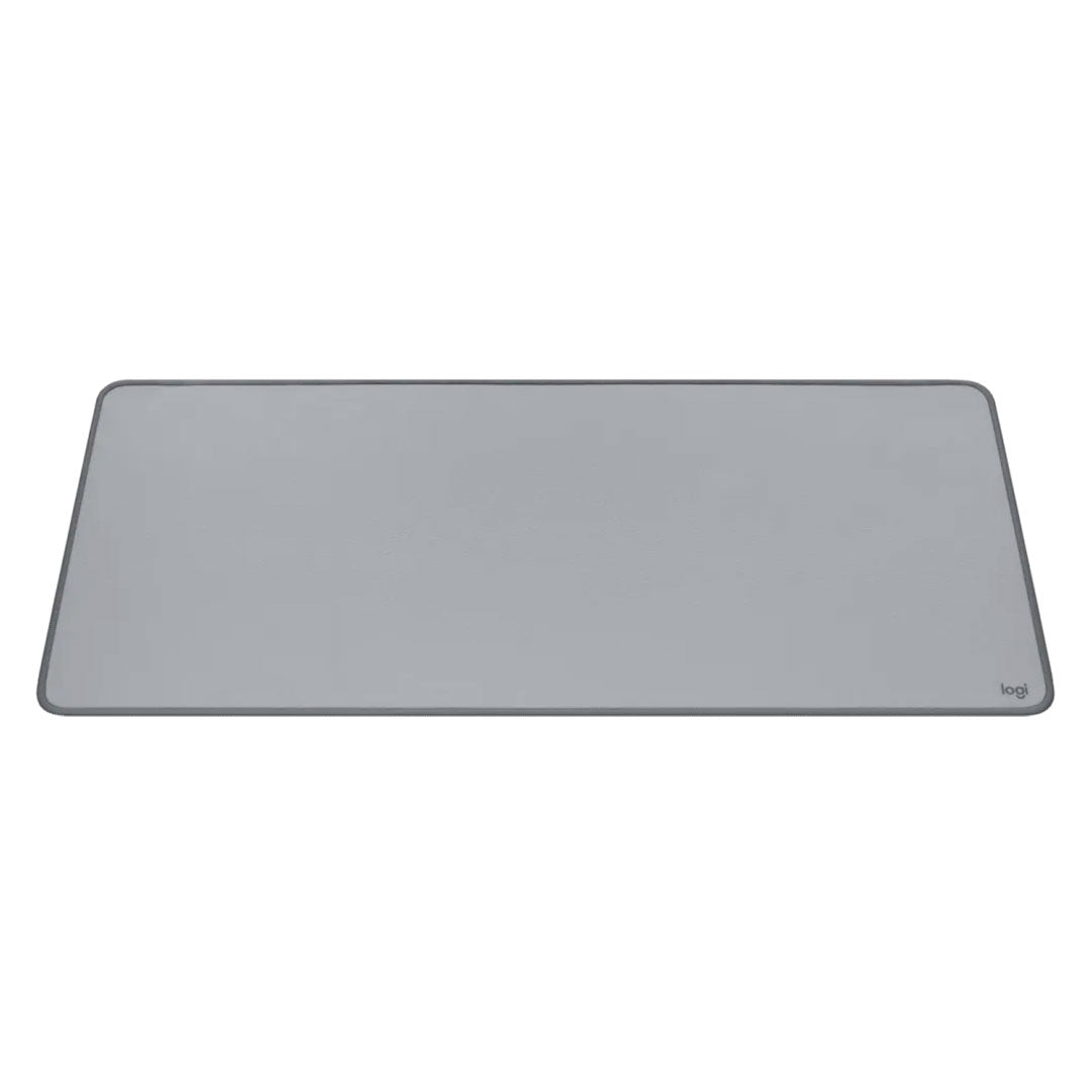 LOGITECH DESK MAT STUDIO Pad mouse largo 30x70cm, resistente a salpicaduras, Gris, 956-000047