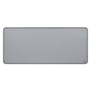 LOGITECH DESK MAT STUDIO Pad mouse largo 30x70cm, resistente a salpicaduras, Gris, 956-000047
