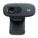 LOGITECH C270 HD WEBCAM 720p, 30 fps corrección de iluminación y reducción de ruido, 960-000694