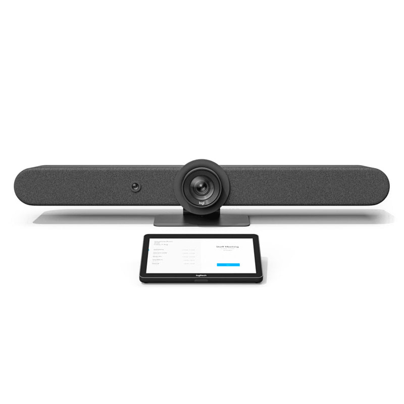 LOGITECH RALLY BAR Cámara web tipo barra 4K para videoconferencias, Negro, 960-001310