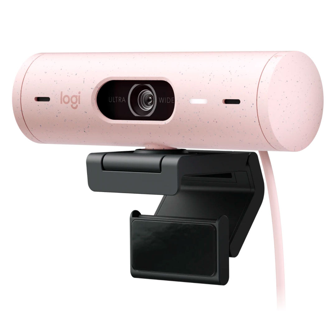LOGITECH BRIO 500 Cámara Web Full HD 1080p HDR 60fps Rosado