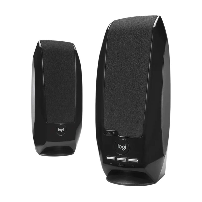 LOGITECH S150 Altavoces Digital con alimentación USB 2 satélites, potencia RMS 1.2 watts S-150, 980-001004