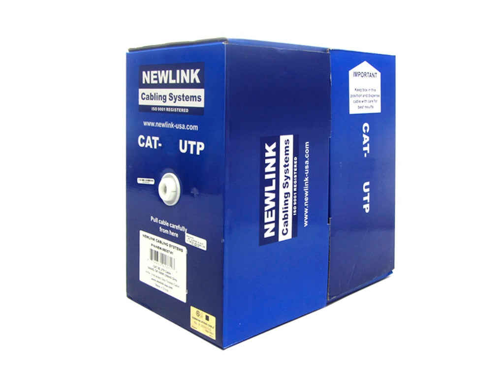 NEWLINK 9805742 Cable de Red UTP CAT5E CM 24AWG AZUL, 305m