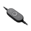 LOGITECH B2B ZONE WIRED Audífono estéreo con micrófono USB/USB-C, Negro, 981-000876