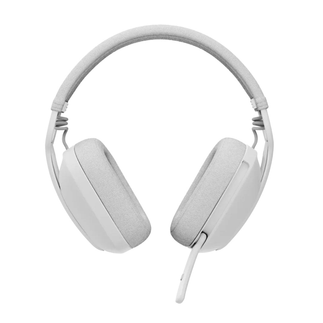LOGITECH 960-001446 ZONE VIBE 100 Audífonos inalámbricos ligeros con micrófono, Blanco, 981-001218