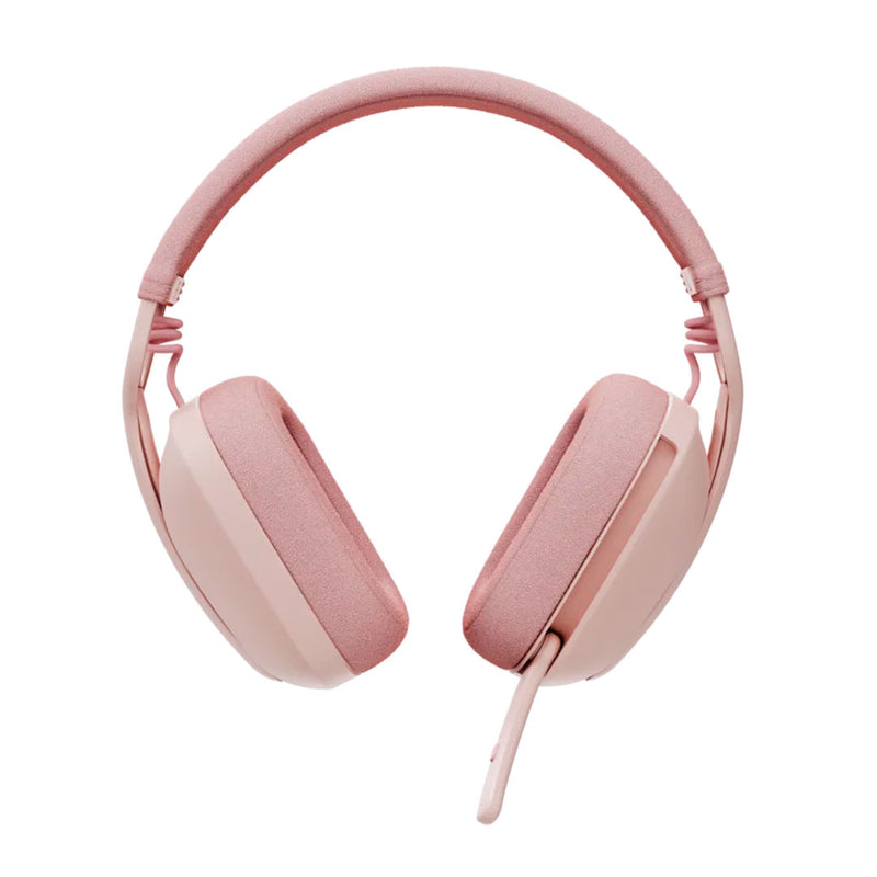 LOGITECH ZONE VIBE 100 Audífonos inalámbricos ligeros con micrófono, Rosa, 981-001223