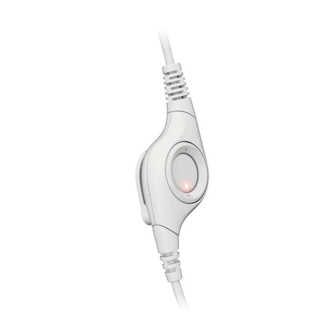 LOGITECH H390 Audífonos USB con micrófono, Blanco, 981-001285